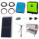 2kW grid-tie wind power kit with 5.4kW Sharp solar panels, 5.5kW hybrid inverter and 24kWh battery bank