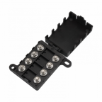 4-Way MIDI Fuse Holder with Protective Cover – Supports 4 x MIDI Fuses