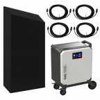 Complete 5kW off-grid power system with 5kWh high performance battery and 7kW solar power array