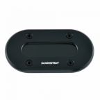 Scanstrut DS-LP-MULTI-BLK Low Profile Black Cable Seal for Multiple Cables up to 15mm and Connectors up to 18mm - Anodised Aluminium